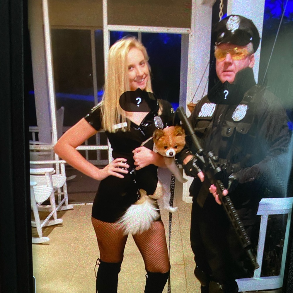 Ladies sexy police costume
